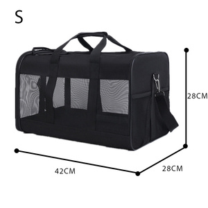 حامل الحيوانات الأليفة في الهواء الطلق منظم صغير حر قابل للطي لين الجانب تنفس شبكة حقيبة حمل حقيبة ظهر الحمل الحيوانات الأليفة حقيبة السفر - Product Image 6