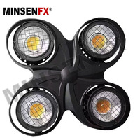 MINSENFX Deux yeux COB Lumière blanche et blanc chaud 2 en 1 Lumière de scène disco pour fête