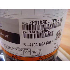 คอมเพรสเซอร์ Copeland ZP31KSE TFM 522 รุ่น R410A 3 แรงม้า สำหรับเครื่องปรับอากาศเท่านั้น - Product Image 1