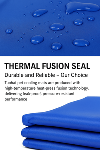 JZ vente en gros moderne PVC <span class=keywords><strong>tapis</strong></span> de couchage <span class=keywords><strong>rafraîchissant</strong></span> pour animaux de compagnie personnalisé résistant aux morsures été Gel matériel pliable pour <span class=keywords><strong>chien</strong></span> et chat - Product Image 5