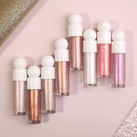 Nouveautés : Enlumineur liquide pour le visage, maquillage en gros, sans cruauté animale, scintillant, haute pigmentation, effet lumineux