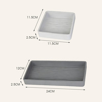 Ensemble de 4 plateaux de cuisson en acier au carbone Maisons avec séparateurs et feuilles de silicone antiadhésives pour la préparation des repas