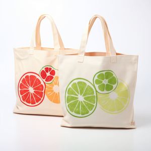 Sacs fourre-tout publicitaires en toile de coton recyclée et écologique, robustes, pour courses, vente en gros - Product Image 1
