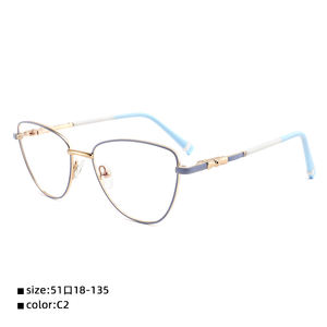 New Metal Teens Óculos Moda Design Optical Frame Alta Qualidade Revestimento Óptica Óculos - Product Image 2