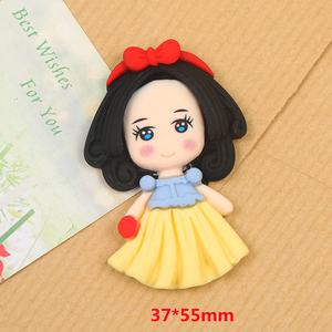 Yiwu Wintop nuovo arrivo colorato grande ragazza principessa Design piatto resina personaggio <span class=keywords><strong>figura</strong></span> per custodia del telefono portachiavi - Product Image 6