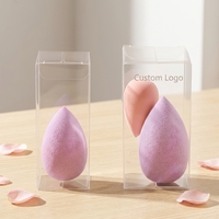 Boîtes d'emballage personnalisées en PVC transparent pour cosmétiques et outils de beauté avec impression UV et gaufrage, forme rectangulaire, usine directe du Guangdong