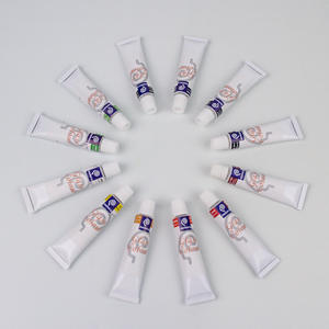 絵画ペイントセット工場卸売12色絵画顔料アート手描きDIYパレットとブラシセット - Product Image 4