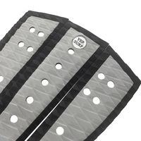 Tapis de planche de surf personnalisés en EVA, 3 pièces, texture rhombique, pour une adhérence optimale sur planches de surf par temps humide