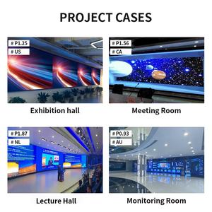 Mini paso interior P1.56 pantalla de publicidad Led 1,5mm Pixel <span class=keywords><strong>Fullhd</strong></span> Flip Chip COB 600x337,5mm pantalla Led - Product Image 5