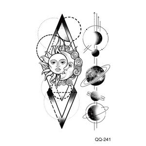 長持ちする花のテンポラリータトゥー 女性用 腕 首 クラゲ ひまわり 月 バラ フェイクタトゥー 大人 女の子向け - Product Image 6