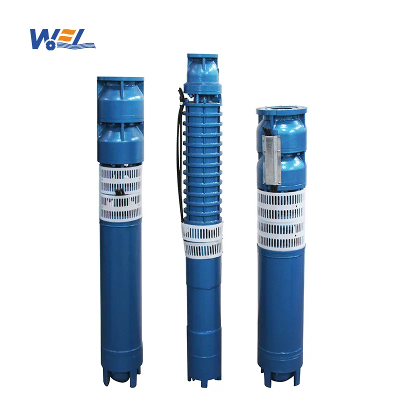 QJ series ac three phase deep well electric borehole water pump supplier 10 hp submersible pump