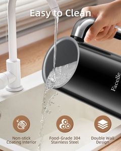 Montalatte Elettrico 4 in 1 da 10oz/300ml, Schiumatore e Scaldalatte Automatico per Schiuma Calda e Fredda, per Latte Macchiato, Cappuccino, Macchiato - Product Image 5