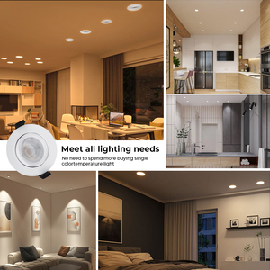 Faretto da Incasso Smart GYRO per Soffitti Bassi OEM ODM Illuminazione Domestica Lampada Spot Antiriflesso a Buona Dimmerazione Senza Sfarfallio - Product Image 5