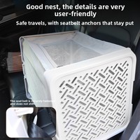 Cage de transport pliable et imperméable pour chien et chat, portable pour voiture, respirante, en tissu Oxford résistant à l'usure