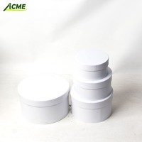 Muttertag Hot Selling Geschenk verpackung Box 4 Größe in 1 Set Geeignet für Transport Blume Runde Box