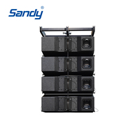 Sistema de Altavoces Line Array Dual de 8 Pulgadas para DJ con Subwoofer Pasivo de 18 Pulgadas, Sistema de Altavoces Profesional para Actuaciones en Escenarios al Aire Libre