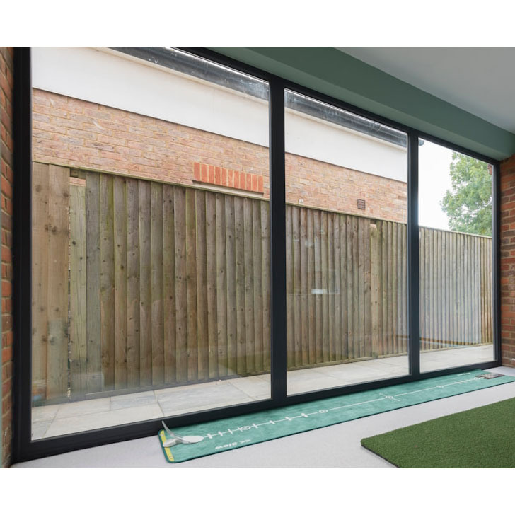 Triple Glazed Modern Louver Floor to