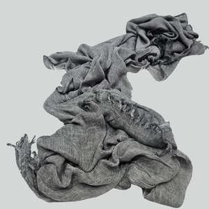 2025 новый премиум текстурированный модальный хиджаб искусственная морщинистая шаль QC мусульманский женский шарф из бамбукового хлопка - Product Image 2