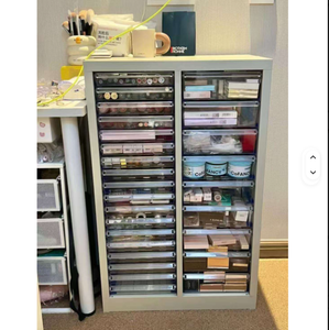 <b>A4</b> <b>File</b> Cabinet Multi-Color Drawer Makeup Organizer Nail Salon Organizer - Product Image 4