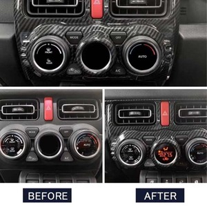 Couvre-bouton de commande centrale de climatisation de luxe, finition brillante, garniture pour Suzuki Jimny 5 portes, accessoires - Product Image 5