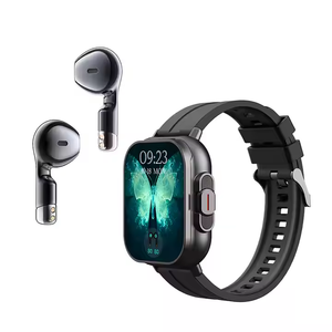 2025 Smart Watch BT chiamata 2 in 1 TWS auricolari con auricolari NFC monitoraggio della salute sport Smartwatch cuffie per uomo <span class=keywords><strong>D</strong></span> 8 - Product Image 1