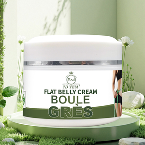 OEM Crème pour <span class=keywords><strong>ventre</strong></span> <span class=keywords><strong>plat</strong></span> 300g Lotion amincissante à base de plantes pour la peau, raffermissant, contour du corps, brûleur de graisse naturel, étiquette personnalisée - Product Image 1