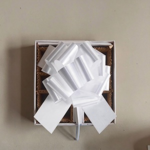 Ruban en satin coloré en gros, ruban bouclé en PP, nœud brillant effet laser, nœud géant à tirer pour boîtes cadeaux de Noël - Product Image 3