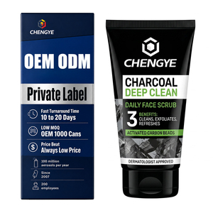 Nettoyant Visage Purifiant au Charbon pour Hommes – Contrôle du Sébum, Élimination des Points Noirs, Nettoyage en Profondeur des Pores, Teint Plus Clair et Lisse - Product Image 1