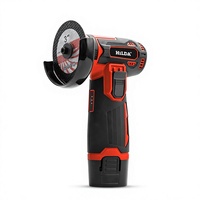 Nouvelle meuleuse d'angle sans fil 12V 3 pouces à moteur à balais au lithium-ion, mini-outil de découpe et de polissage portatif pour usage domestique