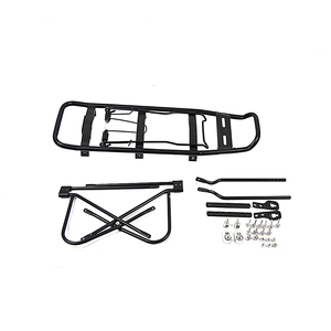 Portaequipajes trasero sólido duradero para bicicleta de montaña reforzado con estabilidad Portaequipajes versátil para evitar que los artículos se caigan - Product Image 4