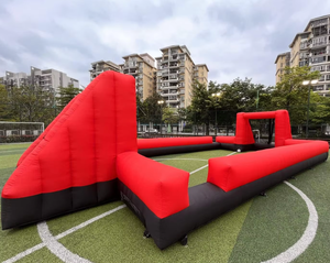 Campo de fútbol inflable para exteriores de 40 pies x 20 pies, <span class=keywords><strong>cancha</strong></span> inflable de fútbol y campo de fútbol para juegos escolares/familiares/de equipo - Product Image 1