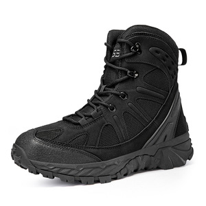 Botas Tácticas Verdes DF23 AS33 M.S16 2516, Zapatos de Senderismo de Cuero Impermeables para Exteriores, Todas las Temporadas, Caña Alta - Product Image 5