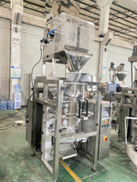 Machine d'emballage verticale automatique 2 têtes 4 têtes Peseuse linéaire PE Flocons d'avoine Haricots Sel Sucre Riz Grains Graines Noix 3kg
