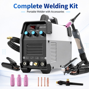 Soldadora Inversora Industrial TIG MMA de 160 Amperios, 220V DC, Máquina de Soldadura por Arco de Argón, Certificación CE, OBO, Acero Inoxidable, Precio de Fábrica - Product Image 1