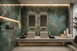 <span class=keywords><strong>Granit</strong></span> vert naturel de luxe pour îlot de <span class=keywords><strong>cuisine</strong></span>, comptoir, table à manger, escalier de villa, décoration murale intérieure de salon - Product Image 6