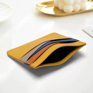 Porte-cartes fin patchwork pour femme, portefeuille de luxe multi-fentes pour cartes de crédit, mini-sac à main portable ultra-fin - Product Image 3