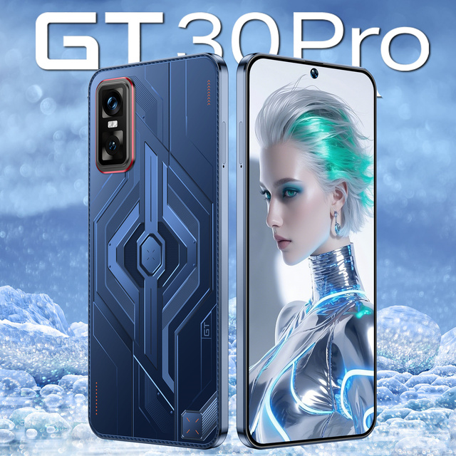 Smartphone GT30Pro 2026 Hot 7.3 Inch Display Long Battery Life Face & Fingerprint ID Wholesale