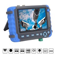 Testeur de caméra de sécurité 5MP 4-en-1 AHD TVI CVI CVBS avec moniteur TFT-LCD 5 pouces, batterie 18650, audio RS485, accessoires de caméra CCTV ET-IV8C