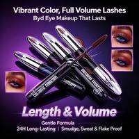 Mascara Naturel Personnalisé de Qualité, Mascara Longue Tenue, Marque Privée, Doux, Volumisant, Couleurs Vibrantes