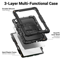 Pelindung Layar Seluruh Bodi dan Casing Tablet untuk Samsung Galaxy Tab S12 Plus 2026 12.4 Inch Dilengkapi Tali Bahu