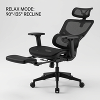 Chaise de bureau ergonomique pour le travail à domicile, le jeu et l'ordinateur, avec hauteur et accoudoirs réglables, design moderne pour les hôpitaux et les hôtels