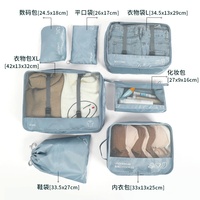 Offre Spéciale : Lot de 7 Cubes de Rangement Étanche pour Valises, Bagages, Sacs de Voyage, Salle de Bain, Salon et Organisation de Vêtements