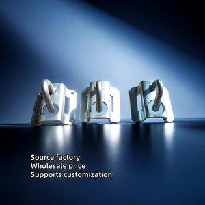 Kit de fixation en métal argenté Gimbo pour câble de descente ADSS, équipement de raccordement de fibre optique FTTH, certifié CE RoHS FCC - Product Image 1