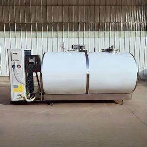 Tanque de Resfriamento de Leite Fresco de Aço Inoxidável 200L-10000L com Motor Automático para Linha de Processamento de Iogurte - Product Image 5