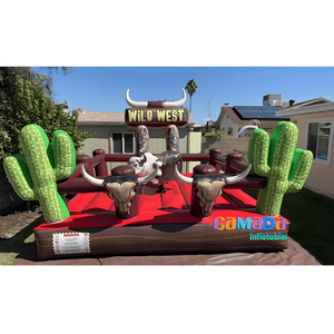 Deportes al aire libre Juegos Inflable Rodeo Mecánico <span class=keywords><strong>Toro</strong></span> Paseo Niños Inflable Mecánico <span class=keywords><strong>Toro</strong></span> Precio Montar Team Building - Product Image 6