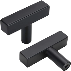 Tiradores de cajón con perilla en T dorada de Acero Inoxidable marca <span class=keywords><strong>SUNRISE</strong></span> para armarios de cocina dormitorio Exterior taller al aire libre escuela - Product Image 1