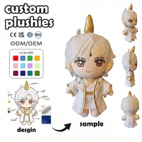 Fabricant de jouets en peluche personnalisés en coton PP à faible MOQ, jouets en peluche d'anniversaire, animaux en peluche, poupées en peluche douces de fille anime en uniforme scolaire
