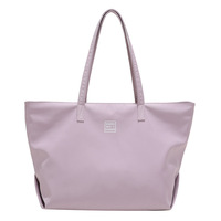 Sac à bandoulière en nylon simple avec logo personnalisé de grande capacité à la mode Sac à main en toile pour femme Sac à provisions promotionnel