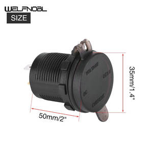 Напрямую с фабрики водонепроницаемый мотоцикл 12 В постоянного тока дисплей Автомобильный <span class=keywords><strong>USB</strong></span> Двойной цифровой вольтметр розетка 3 порта Автомобильная Розетка с <span class=keywords><strong>USB</strong></span> - Product Image 6