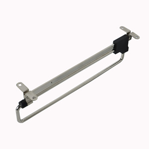 Telescopic <b>Clothes</b> <b>Rack</b> 250-450mm Double Damper Track Ceiling Mount Wardrobe Hardware - Product Image 1